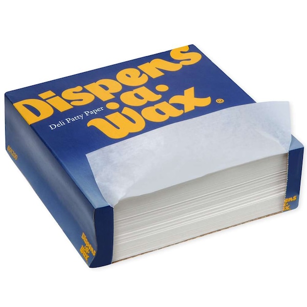 Dispens-A-Wax Dispens-A-Wax Deli Patty Paper 5.5x5.5 White, PK24000 512 - main